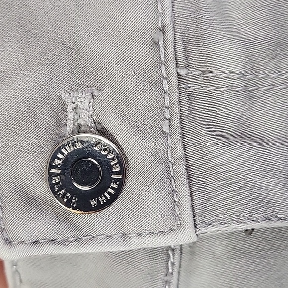 WHBM Womens Feel Beutifull Grey 2 Tone Faded Skinny Leg Jeans Size 2 - Picture 8 of 13